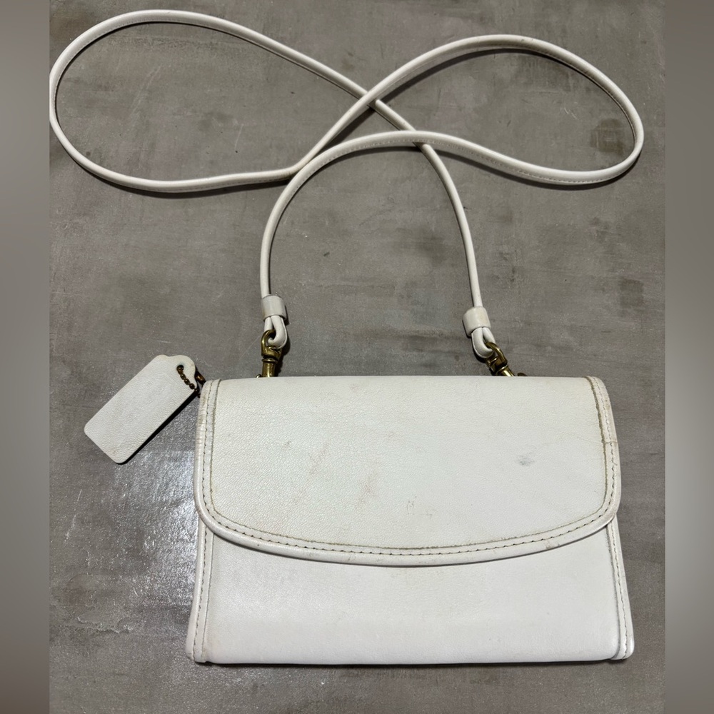 Coach White Crossbody Bag